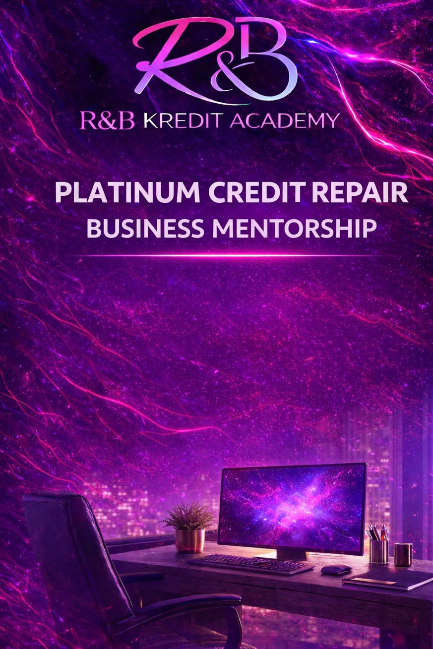Credit Repair Business Mentorship Class - Tier 2 (Group or 1 on 1)