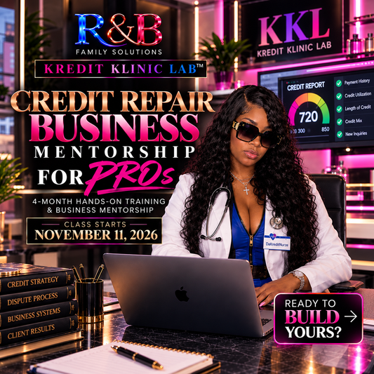 Credit Repair Business PRO Mentorship