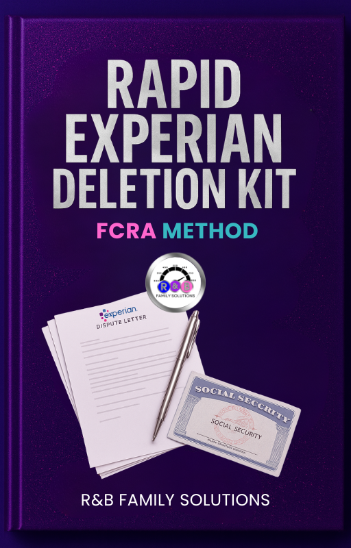 DIY Rapid Experian Deletion Kit (FCRA Method)